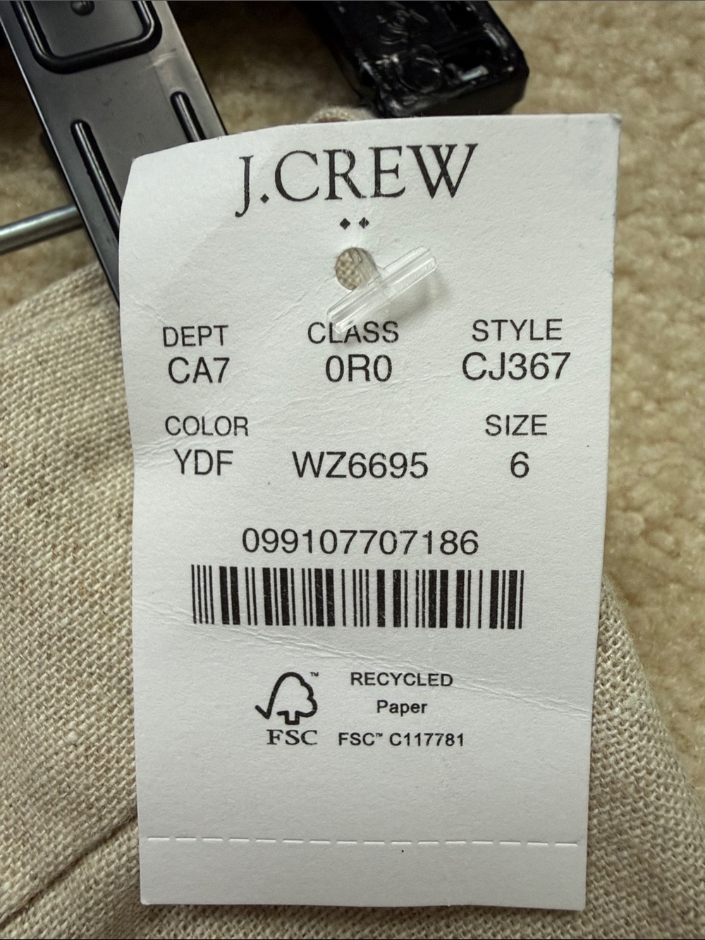 J. Crew Linen-blend Remy full-length wide-leg pant - Picture 7 of 12